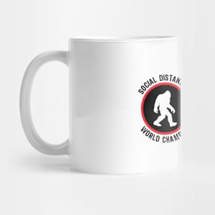 Bigfoot - Social Distancing World Champion Mug